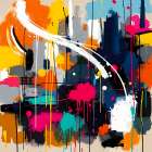 Urban Graffiti I Art Print