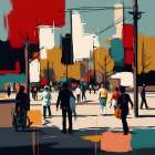 Urban Interlude Art Print