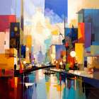 Urban Mirage Art Print