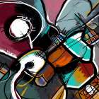 Urban Mosaic Art Print
