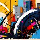 Urban Splash III Art Print