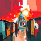 Venetian Blaze II Art Print