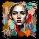 Vivid Expressions Art Print