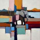 Elephantine Horizons Art Print