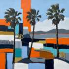 Geometric Coast Art Print