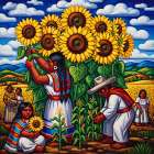 Guardians of the Sun Art Print