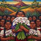 Lilies of the Volcano Art Print