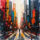 Manhattan Glow Art Print