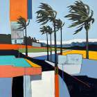 Palm Springs Breeze Art Print