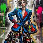 Punk Elegance Art Print