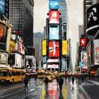 Times Square Movement Art Print