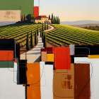Tuscan Tectonic Art Print
