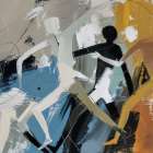 Urban Strut Art Print