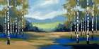 Breezy Birches Art Print