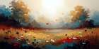 Butterfly Meadow Art Print