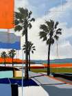 Coastal Palms Art Print