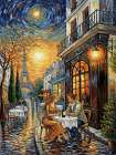 Eiffel Glow Art Print