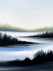 Indigo Horizon Art Print