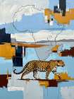 Leopard's Map Art Print