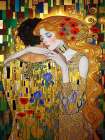 Tiled Lovers Art Print