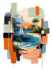 Vertical Vista Art Print