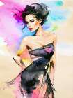 Violet Vibe Art Print