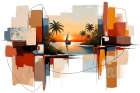 Harbor Sunset Art Print