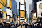 Night Life On the Square Art Print