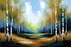 Woodland Mist Art Print