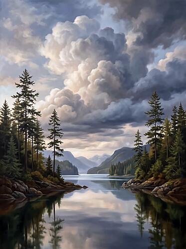 Canopy of the North Art Print