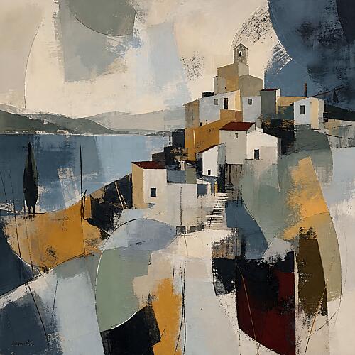 Mediterranean Ascent II Art Print