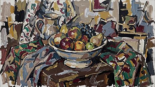 Rustic Fruit Stand Art Print