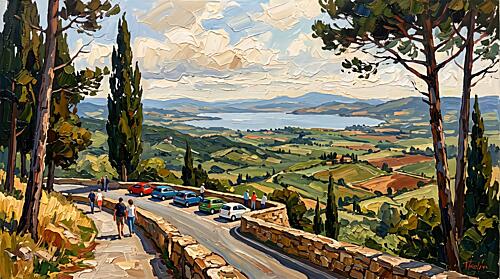 Scenic Overlook Art Print