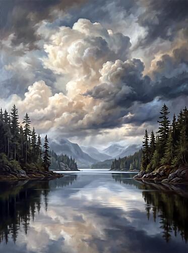 The Gathering Canopy Art Print