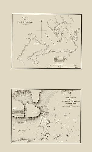 Port Mulgrave, Nouvelle Archangle Alaska Art Print by Mofras