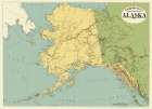 Alaska - Rand McNally 1897 Art Print
