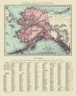 Alaska - Rand McNally 1892 Art Print