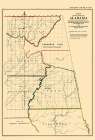 Alabama, Position of Cherokee Land - Glo 1835 Art Print