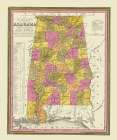 Alabama - Mitchell 1846 Art Print