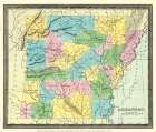 Arkansas Territory - Burr 1835 Art Print