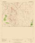 College Peaks Arizona Quad - USGS 1958 Art Print