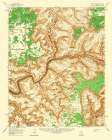 Kanab Point Arizona Quad - USGS 1964 Art Print