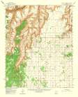 National Canyon Arizona Quad - USGS 1962 Art Print