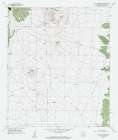 Outlaw Mountains Arizona Quad - USGS 1958 Art Print