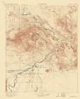 Parker Arizona California Quad - USGS 1911 Art Print