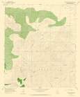 Potter Mountain Arizona Quad - USGS 1958 Art Print