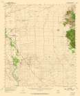 St David Arizona Quad - USGS 1958 Art Print