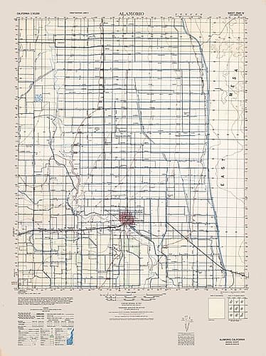 Alamorio Sheet - US Army  1944 Art Print by US Army