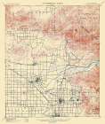 Anaheim California Quad - USGS 1901 Art Print