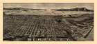 Berkeley California - Green 1909 Vintage Print